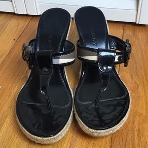 Burberry Wedge Sandals
